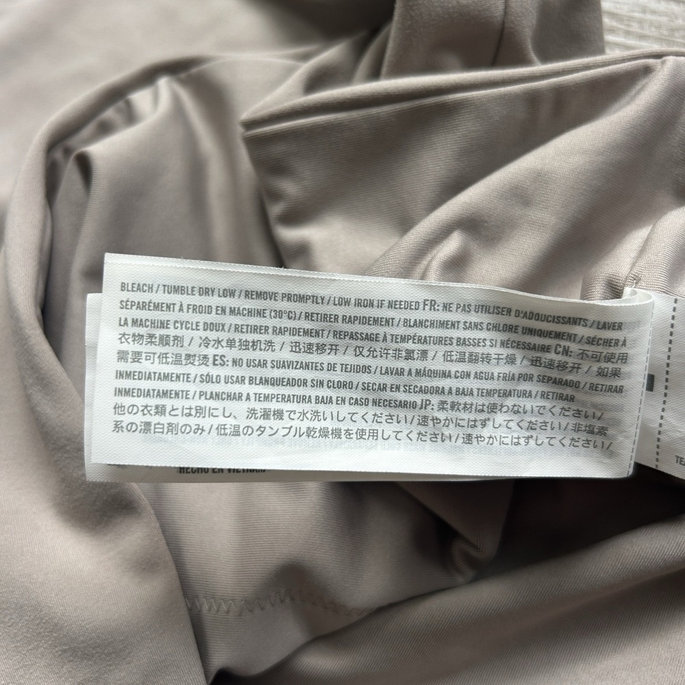 Abercrombie & Fitch YPB Sculpt Lux Polo Tank Size XL Beige - Picture 7 of 9
